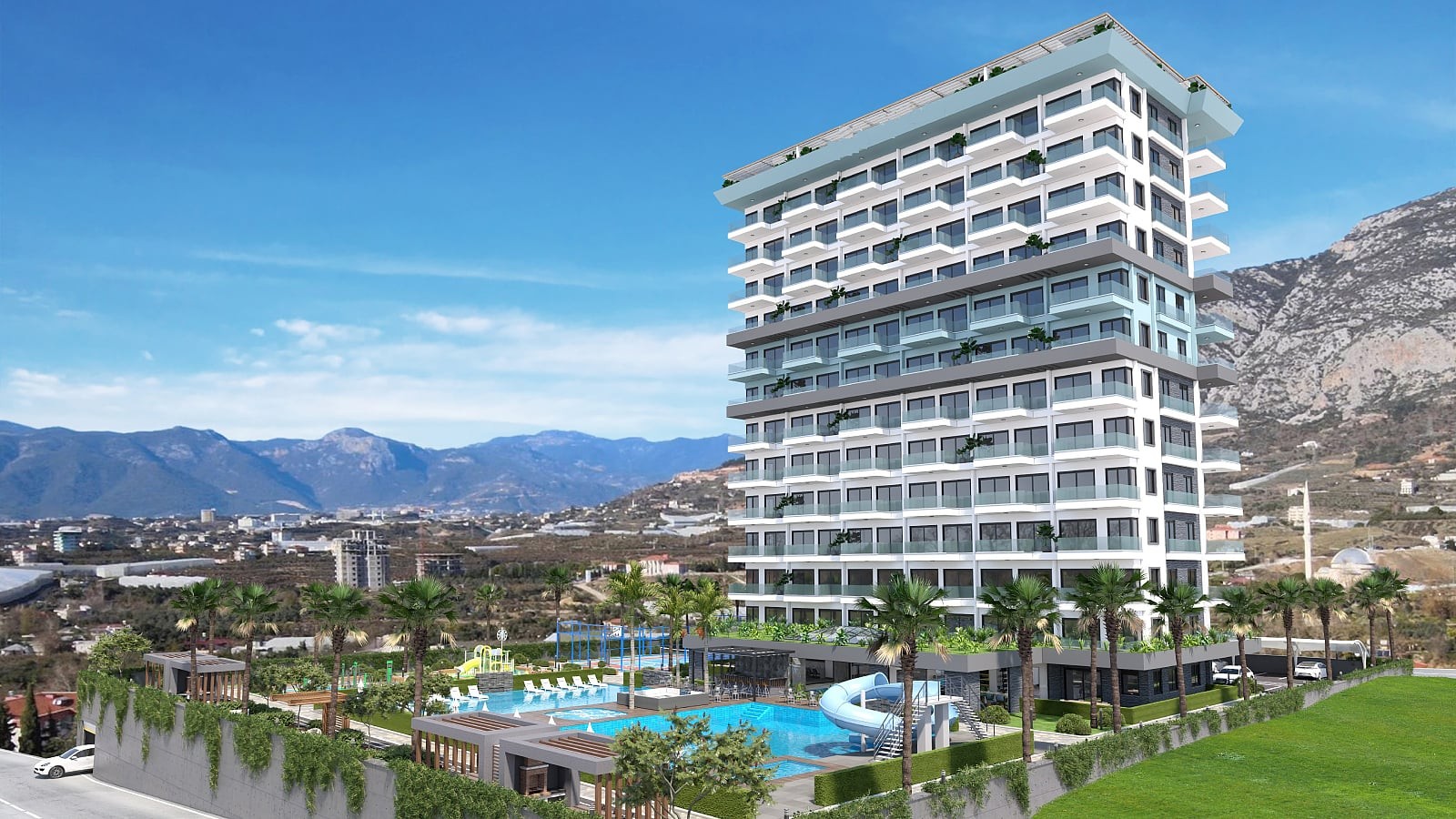 Apartments in Mahmutlar, Alanya (AYT-04911)